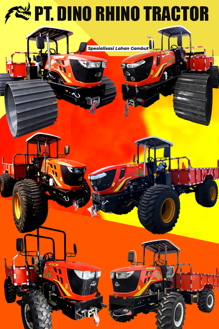 Dino Rhino Tractor - Iron Wheel